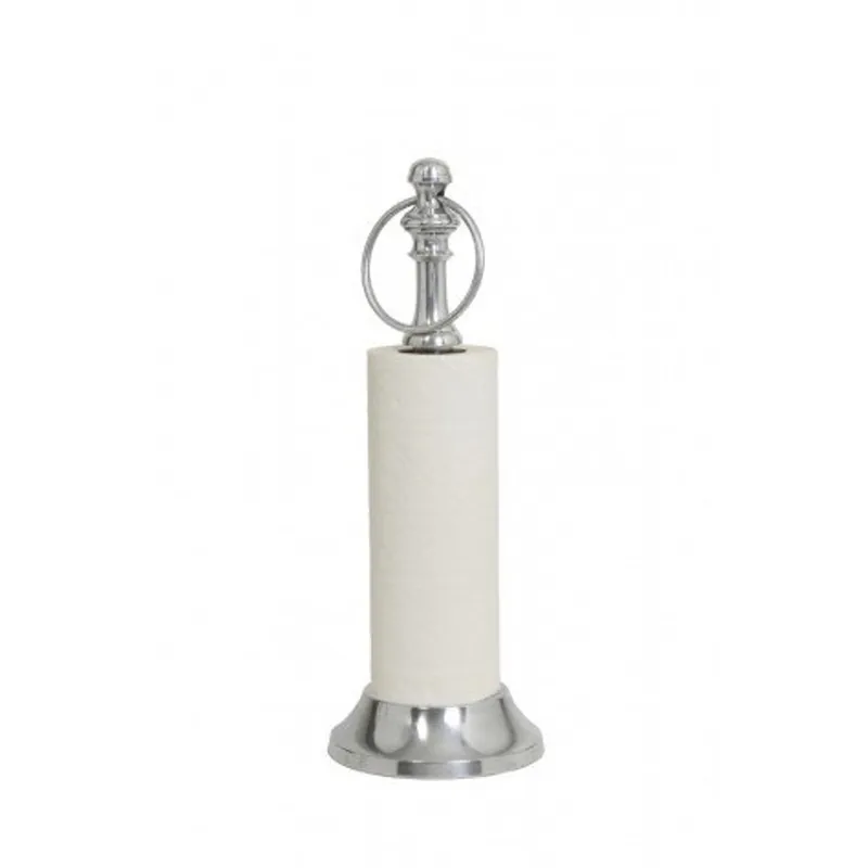 Casa Padrino Designer aluminum kitchen roll holder H 40 cm, diameter 14 cm - antique style Jetzt Bestellen