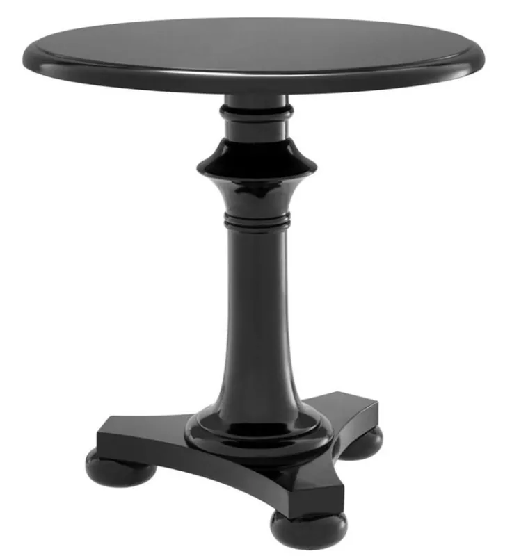 Preisknaller Casa Padrino luxury designer table / side table black 65 x H. 65 cm - limited edition