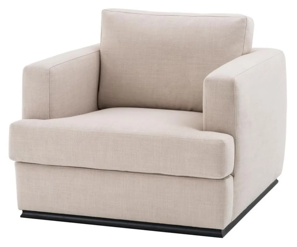 Casa Padrino armchair natural color 96 x 103 x H. 86 cm - luxury quality Top-Preis