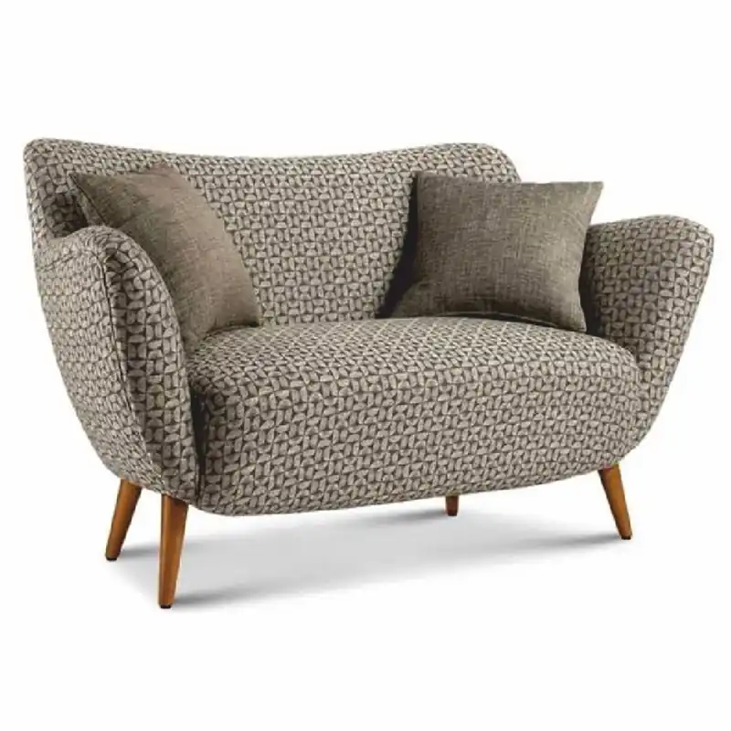Casa Padrino Luxury 2-Seater Living Room Sofa Gray / Brown 142 cm - Made in Italy Letzte Chance