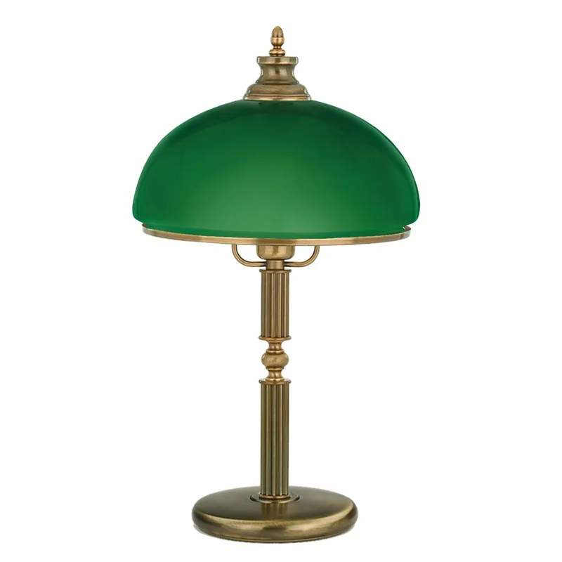 Knallerangebot Casa Padrino luxury baroque table lamp brass with patina / green Ø 30 x H. 54 cm