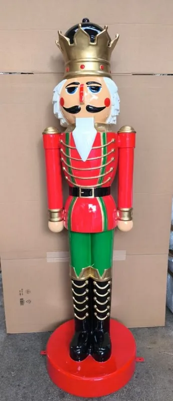 Bestpreis Casa Padrino XXL Decorative Sculpture Nutcracker King H. 200 cm - Christmas Decoration