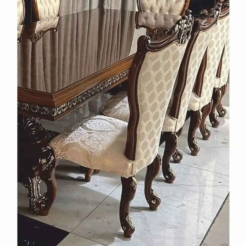Casa Padrino Luxury Baroque Dining Chair Gold / Brown / Gold - Baroque Furniture Versand Am Gleichen Tag