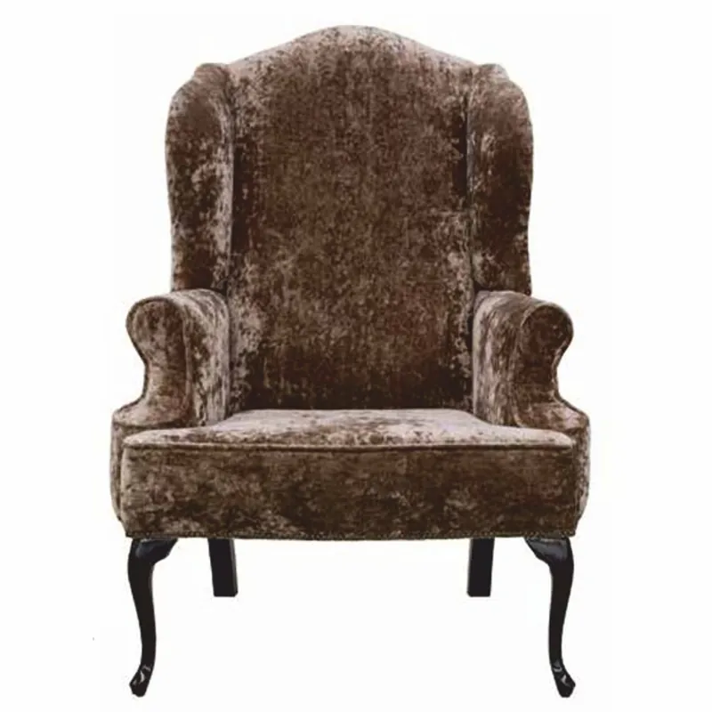 Casa Padrino luxury baroque wing armchair brown / black H. 115 cm - Baroque furniture Wochenendangebot