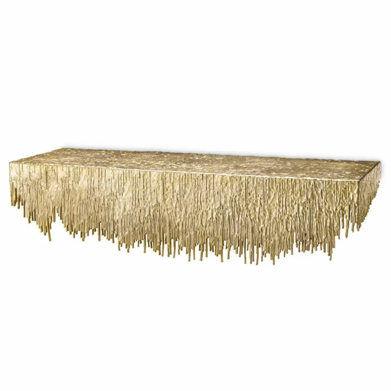 Bestpreis Casa Padrino Luxury Wall Console Gold 100 cm - Luxury Designer Furniture