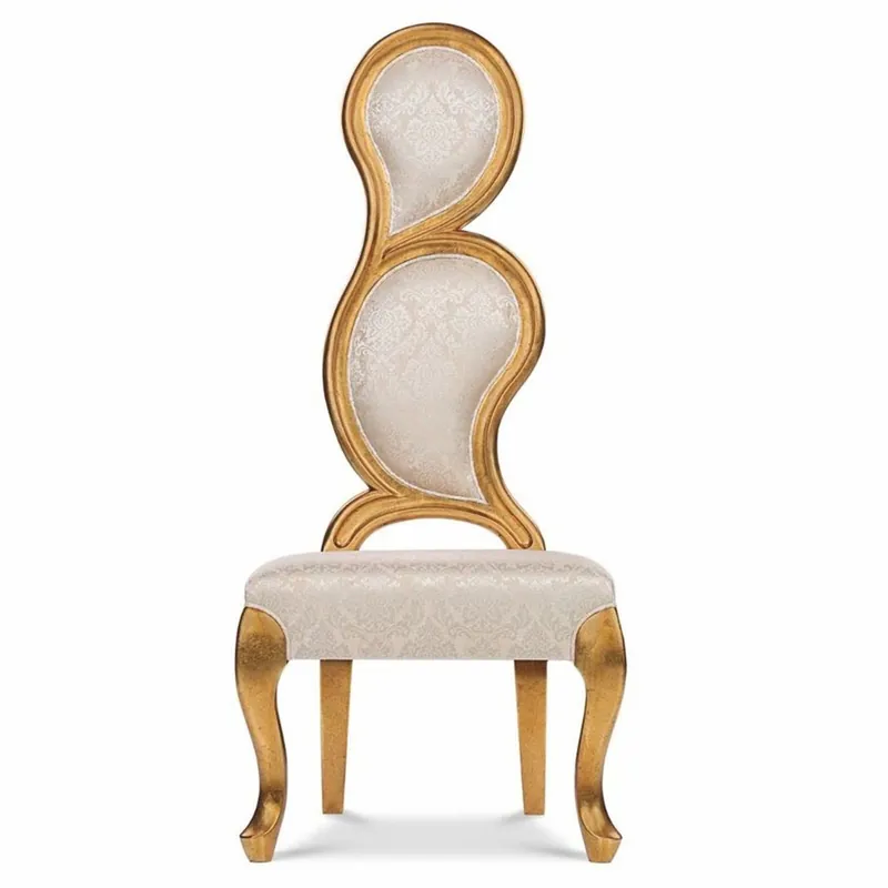 Kracherpreis Casa Padrino Luxury Baroque Armchair Right Side Silver / Gold H. 142 cm - Baroque Furniture