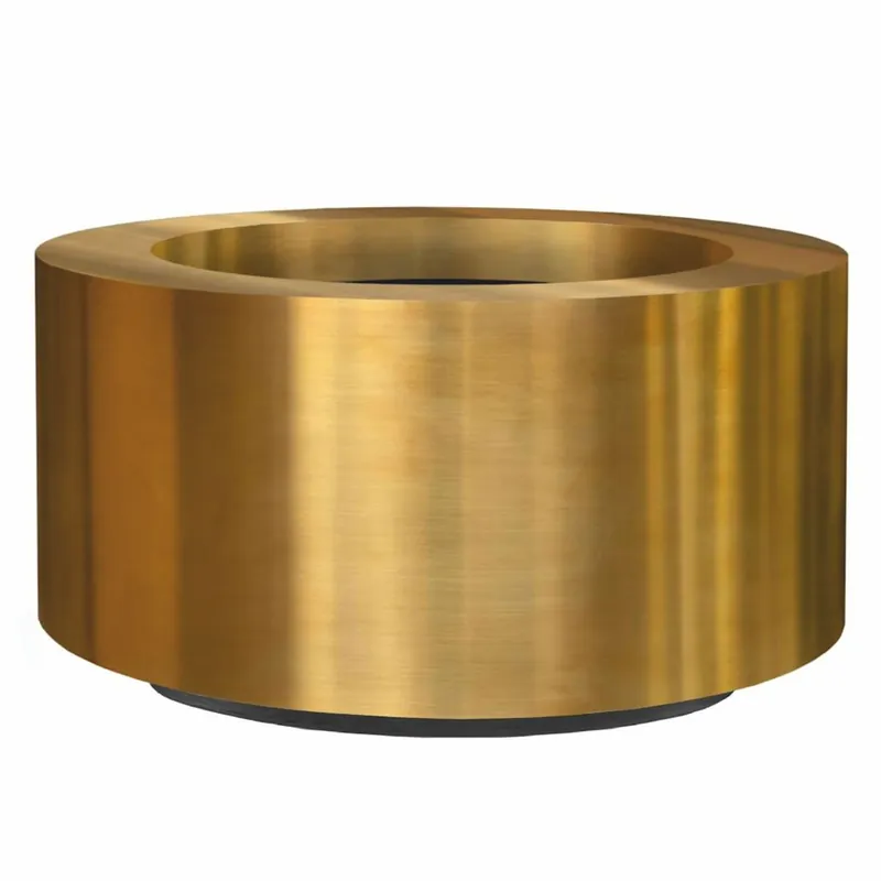 Neue Ware Casa Padrino Luxury Gold Flower Pot Ø 110 cm - Round Brass Plant Pot
