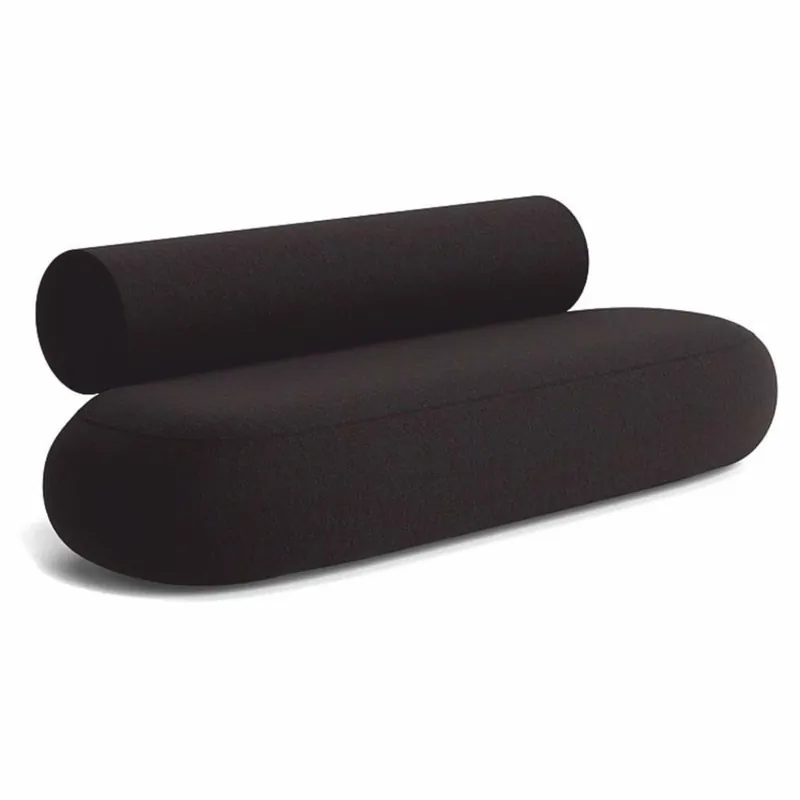 Letzte Chance Casa Padrino Luxury Sofa Black 240 cm - Luxury Living Room & Hotel Furniture