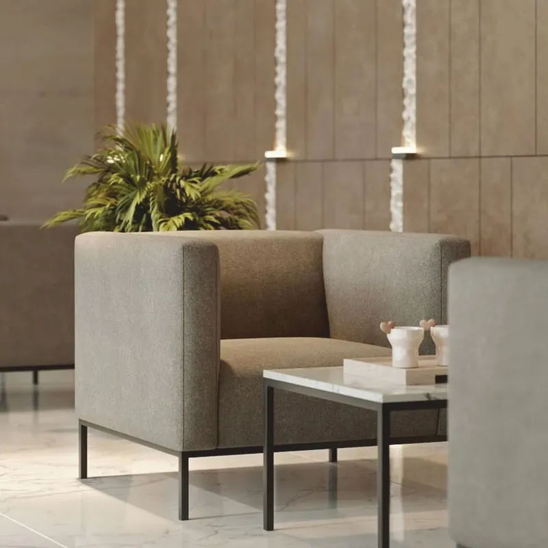 Zertifiziert Casa Padrino Luxury Living Room & Hotel Armchair Gray / Black 90 cm - Luxury Interior