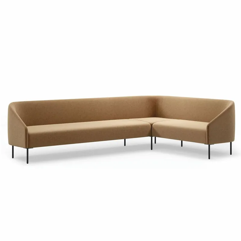 Casa Padrino Luxury Corner Sofa Brown / Black 300 x 200 cm - Living Room & Hotel Furniture Finale Aktion