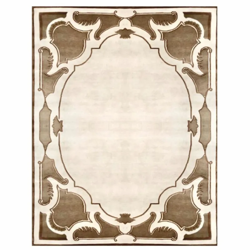 Neuheit Casa Padrino Luxury Baroque Living Room Carpet Beige / Brown - Various Sizes