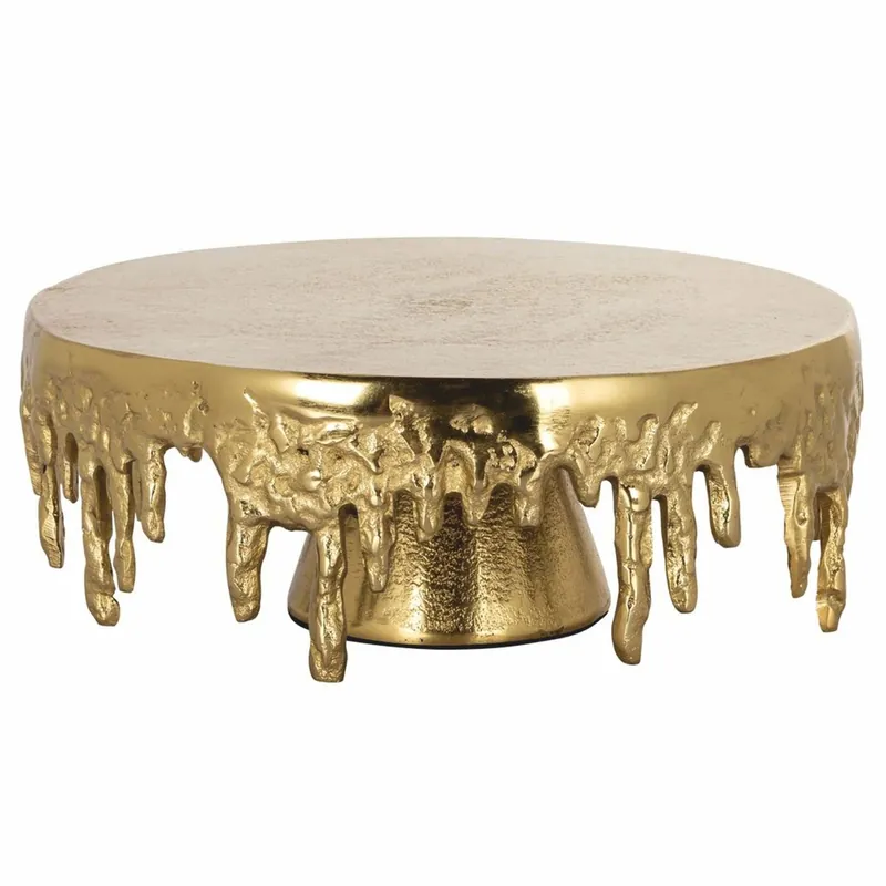 Casa Padrino Luxury Cake Plate Gold Ø 25 cm - Hotel & Restaurant Accessories Meistverkauft