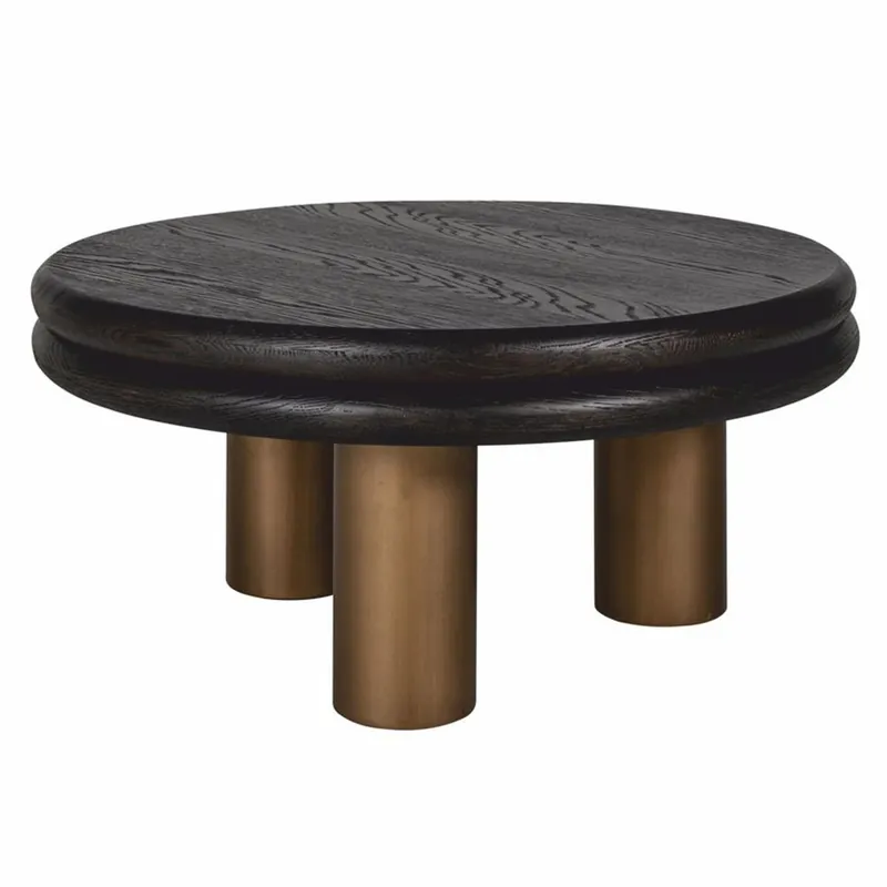 Wochenendangebot Casa Padrino Luxury Coffee Table Black / Bronze 80 cm - Luxury Living Room Furniture