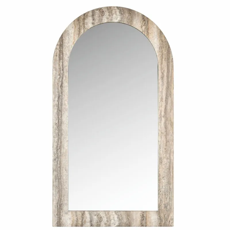 Beliebt Casa Padrino Luxury Natural Stone Mirror Gray H. 100 cm - Luxury Natural Stone Furniture