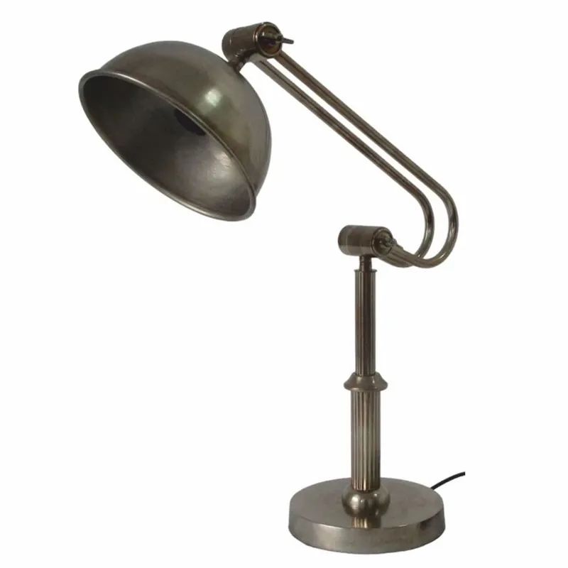 Casa Padrino Art Nouveau Table Lamp Antique Silver H. 49 cm - Baroque & Art Nouveau Lighting Schnäppchen