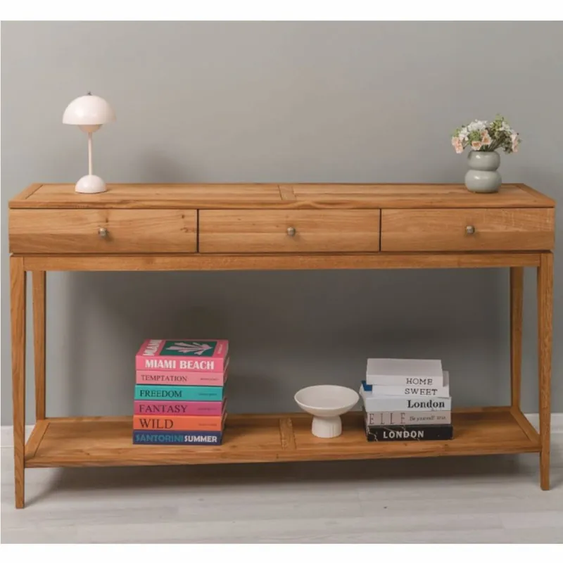 Casa Padrino Country Style Oak Wood Console Table Brown 160 cm - Country Style Furniture Aktuell