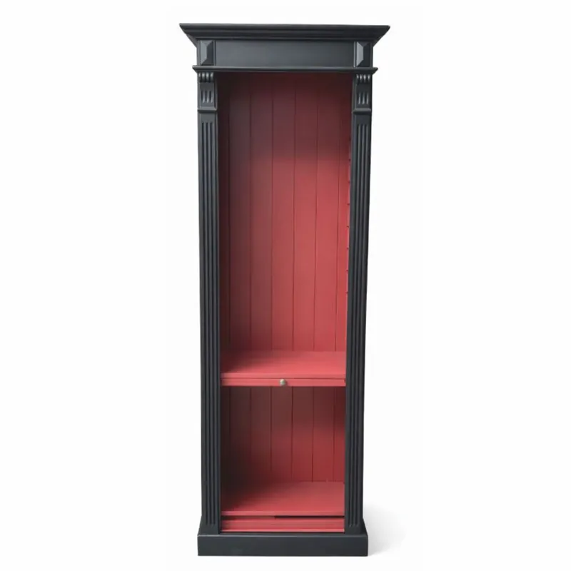 Casa Padrino Country Style Shelving Unit Black / Pink H. 197 cm - Country Style Furniture Nur Heute