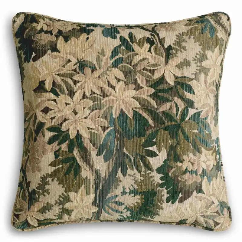 Casa Padrino Luxury Cushion Green / Beige 60 cm - Luxury Decorative Accessories Top-Seller