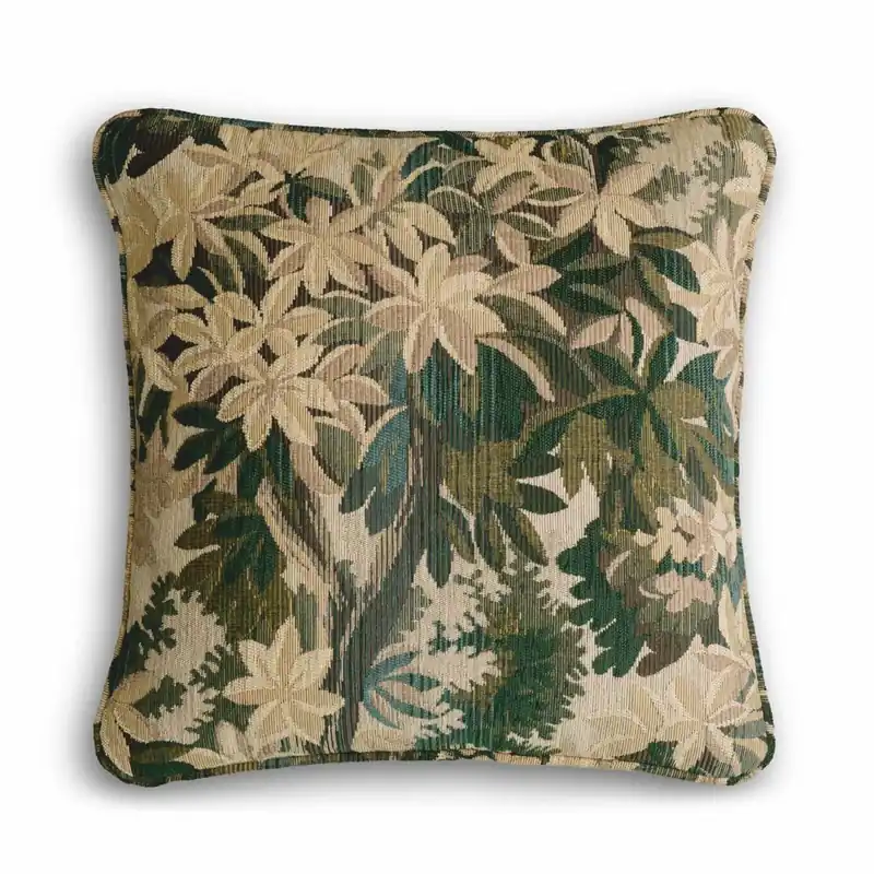 Sonderangebot Casa Padrino Luxury Cushion Green / Beige 50 cm - Luxury Decorative Accessories