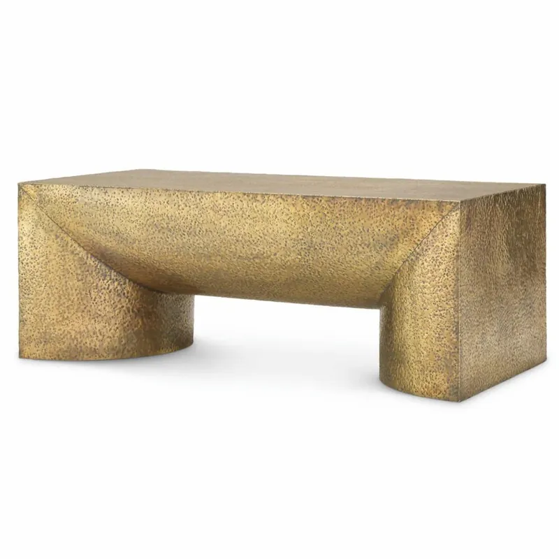 Kracherpreis Casa Padrino Luxury Stainless Steel Coffee Table Vintage Brass 120 cm - Living Room Furniture