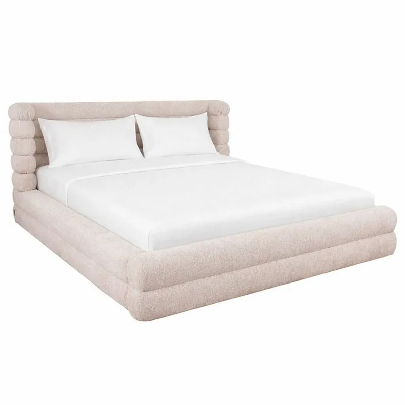 Preis Gesenkt Casa Padrino Luxury Double Bed Natural 180 x 210 cm - Bedroom Furniture