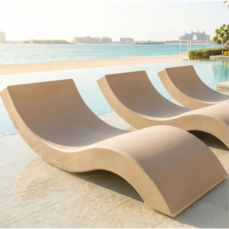 Mega-Angebot Casa Padrino Luxury Pool Lounger Matte Beige 180 cm - Hotel & Pool Furniture