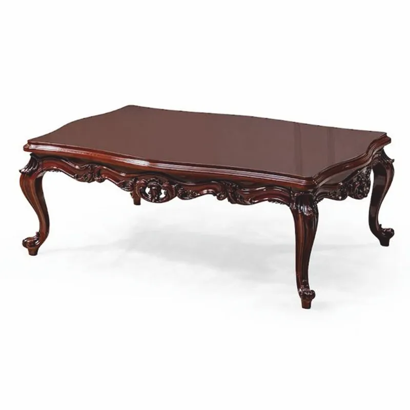 Casa Padrino Luxury Baroque Coffee Table Dark Brown 122 cm - Baroque Style Furniture Angebot