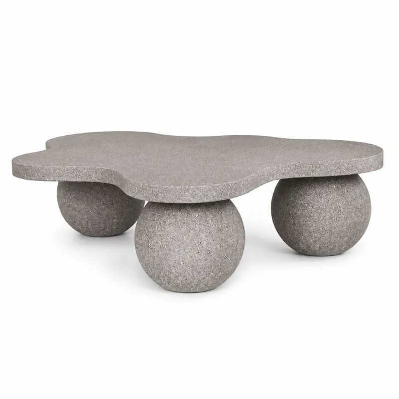 Sale Casa Padrino luxury concrete coffee table gray 140 cm - Living room & garden furniture