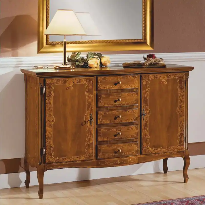 Preis Gesenkt Casa Padrino luxury baroque sideboard brown 140 cm - Baroque furniture - Made in Italy