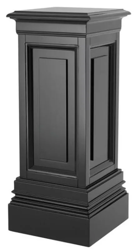 Concepteur Casa Padrino pilier acajou noir 33 x 33 x H. 80 cm - Table d'appoint de luxe Heißes Angebot