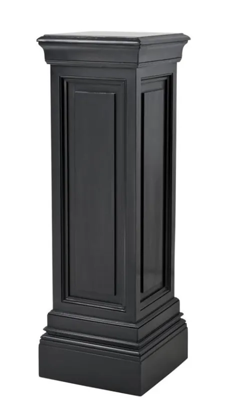 Günstig Concepteur Casa Padrino pilier acajou noir 33 x 33 x H. 100 cm - table d'appoint de luxe