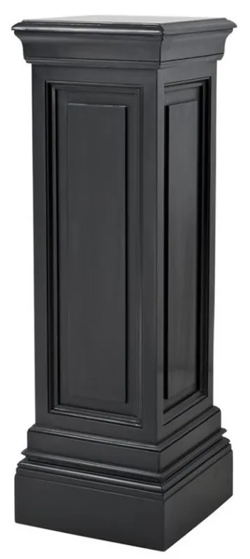 Sale Concepteur Casa Padrino pilier acajou noir 33 x 33 x H. 120 cm - Table d'appoint de luxe