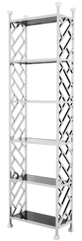Concepteur Casa Padrino argent meuble étagère 65 x 32 x H. 230 cm - Qualité de luxe Super-Preis
