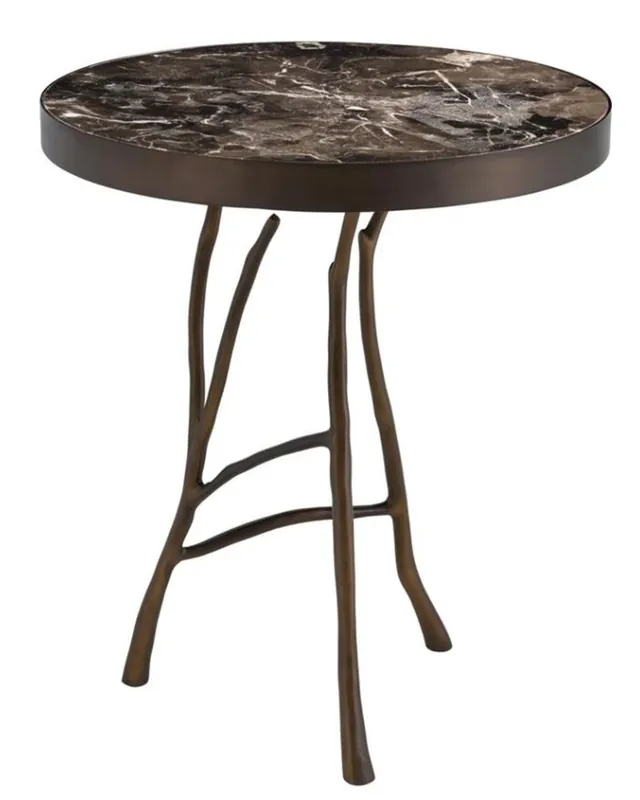 Billig Casa Padrino table de chevet design 50 x H. 58 cm - Table d'hôtel de luxe