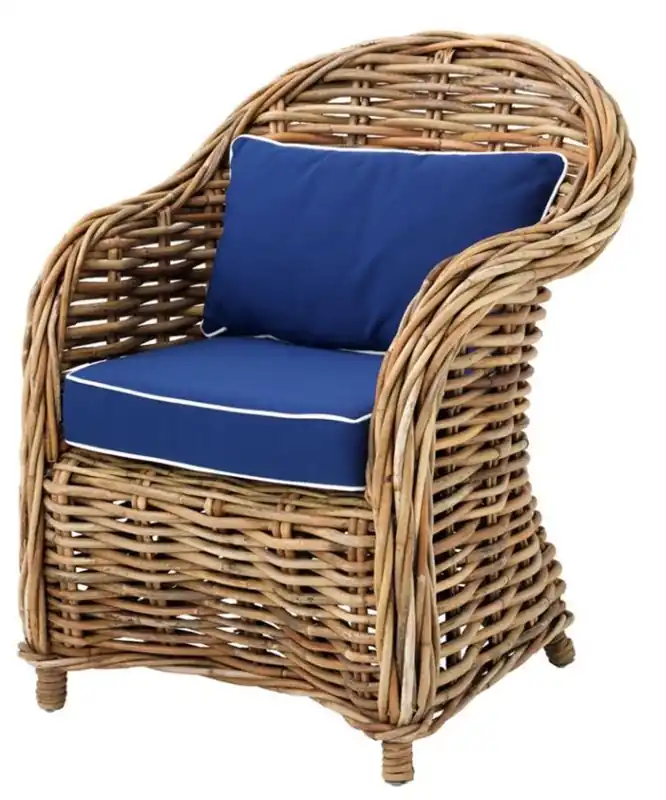 Casa Padrino fauteuils en rotin design 70 x 70 x H. 88 cm - mobilier de salon de luxe Sofort Bestellen