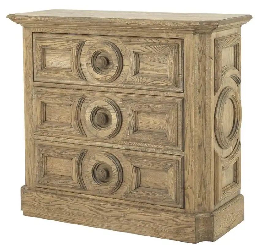 Sichere Zahlung Armoire Casa Padrino avec 3 tiroirs marron clair - qualité de luxe