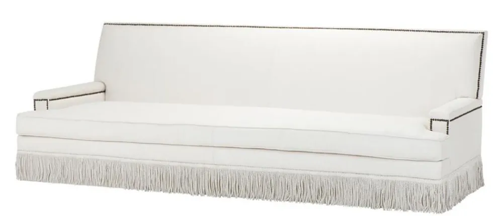 Casa Padrino luxe design canapé blanc 262 x 102 x H. 90 cm - Meubles de salon Aktuell