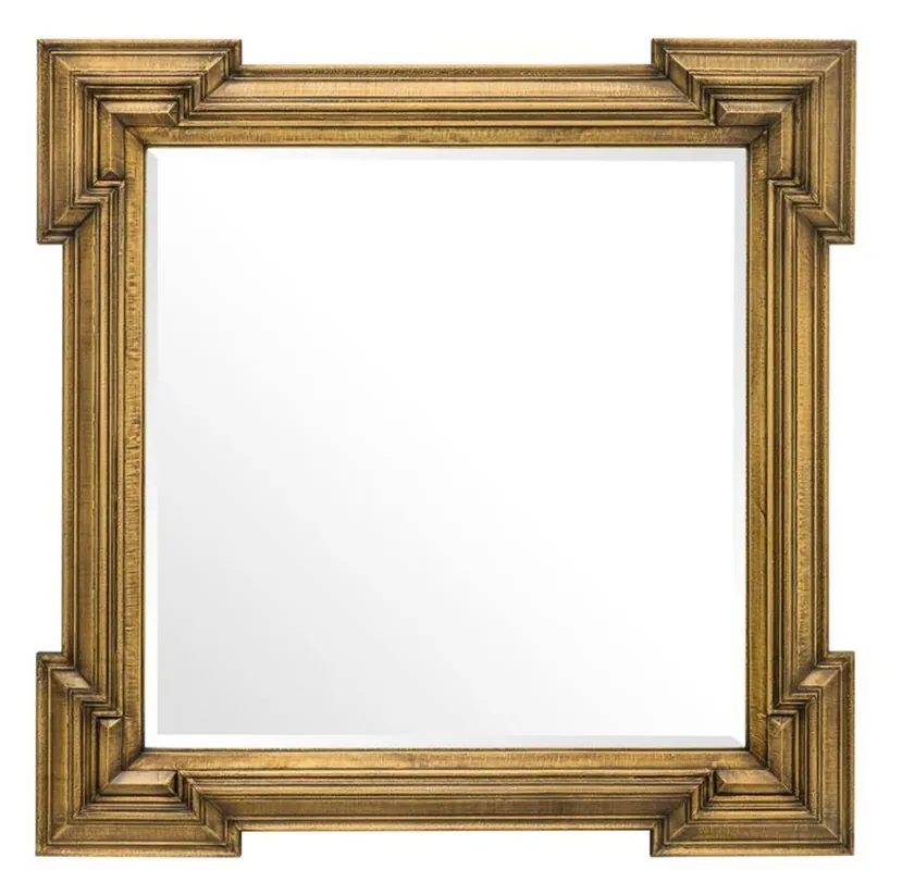 Letzte Chance Casa Padrino luxe miroir laiton antique 107 x H. 107 cm - miroir mural design
