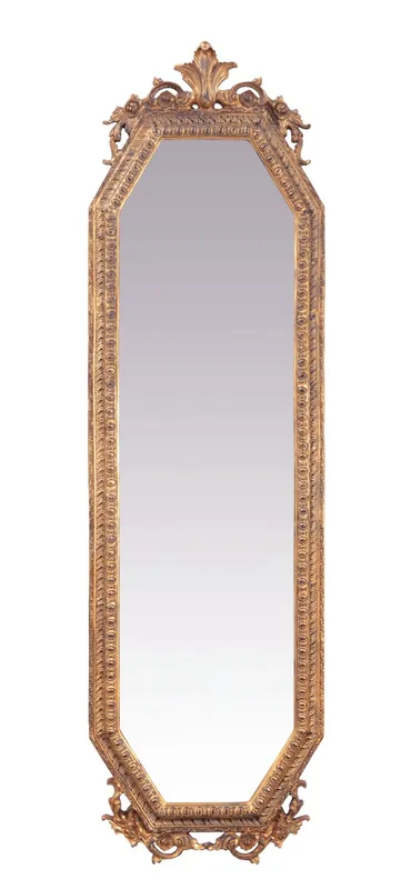 Casa Padrino or miroir mural baroque B 53 H x 183 cm - Edel & Somptueusement Günstig