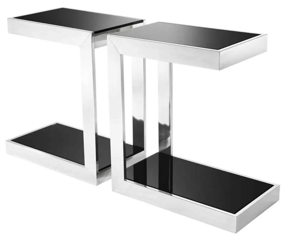 Sofort Bestellen Casa Padrino supports en acier inoxydable de luxe 2 il mis en 70 x 40 x H. 79 cm - édition limitée