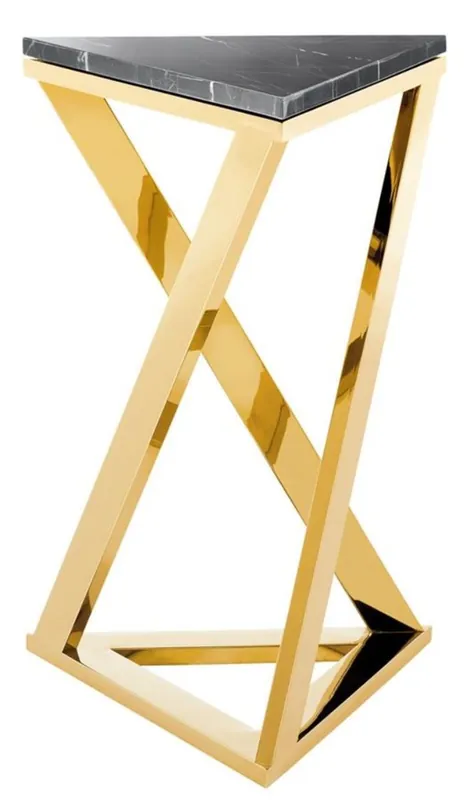 Sonderaktion Casa Padrino table de chevet design de luxe en or 43 x 37 x H. 65,5 cm - édition limitée