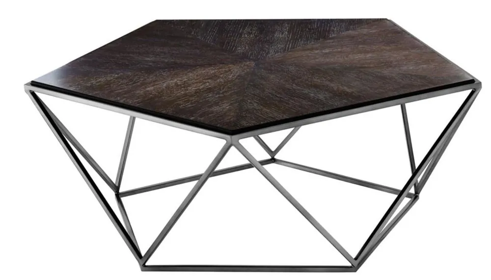 Casa Padrino table basse / table de salon 94 x 94 x H. 38 cm - meubles de luxe Preis Gesenkt