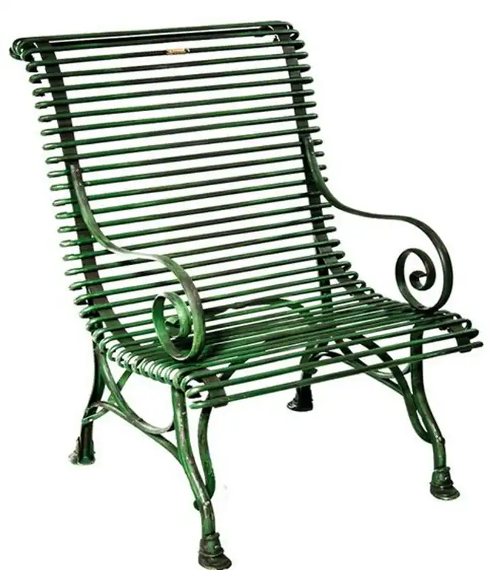 Top-Angebot Casa Padrino chaise de jardin en fer forgé - couleurs - 63 cm x 45 cm x 98 cm - luxe meubles de jardin