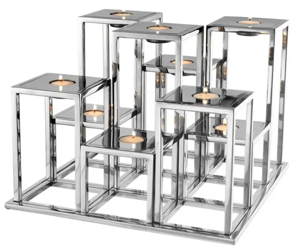Casa Padrino thé en acier inoxydable de luxe titulaire lumineux - mobilier d'hôtel design Sale