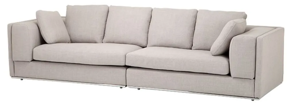 Echt Casa Padrino canapé couleur sable 290 x 111 x H. 80 cm - collection de luxe