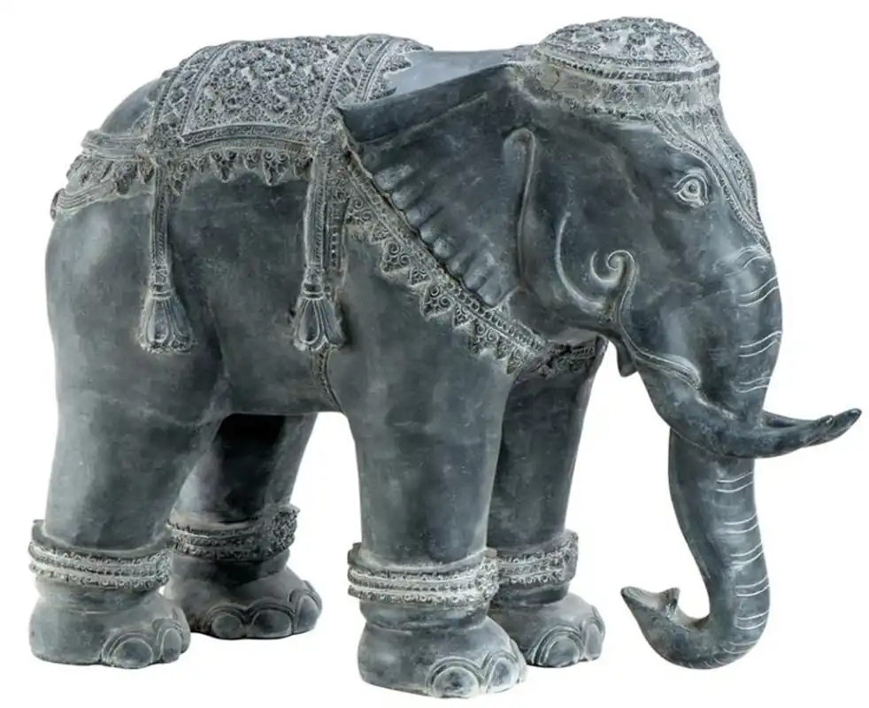 Casa Padrino décoration de luxe aluminium éléphant 90 x 35 x H. 67 cm - édition limitée Must-Have