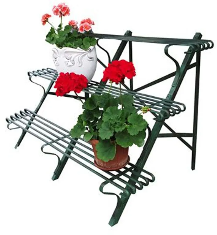 Casa Padrino Massifs de fleurs en fer forgé - différentes couleurs - 120 cm x 45 cm x H70 cm - meubles de jardin de luxe Direktkauf