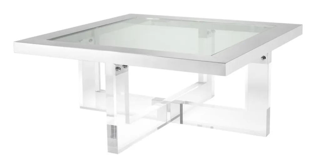 Casa Padrino table basse de luxe 100 x 100 x H. 43 cm - table de salon design Markenware