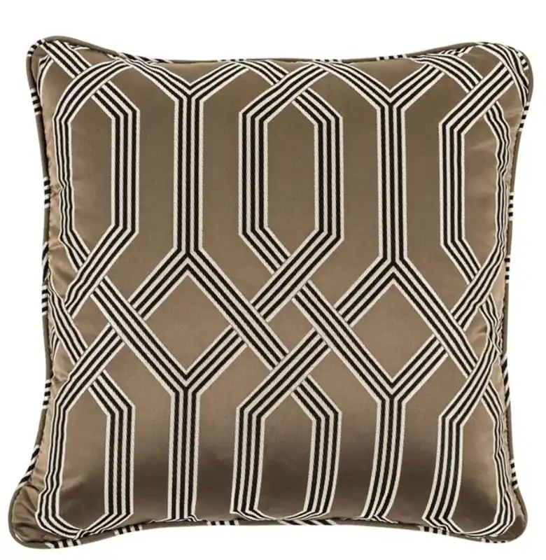 Casa Padrino coussin décoratif / Coussin Brown 50 x 50 cm - Accessoires de salon de luxe Top-Preis
