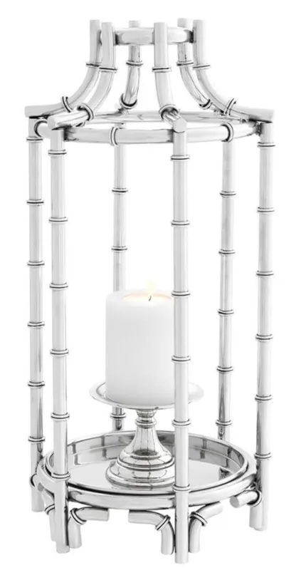Knallerangebot Casa Padrino chandeliers d'argent 30,5 x 30,5 x 60,5 cm H. - hôtel de luxe accessoires restaurant